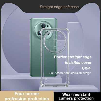 For Honor Magic5 Pro IMAK UX-4 Series Four-corner Shockproof Phone Case(Transparent)