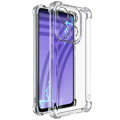 Pour Tecno POP 7 / POP 7 Pro Coque de téléphone antichoc à quatre coins de la série IMAK UX-4 (transparent)