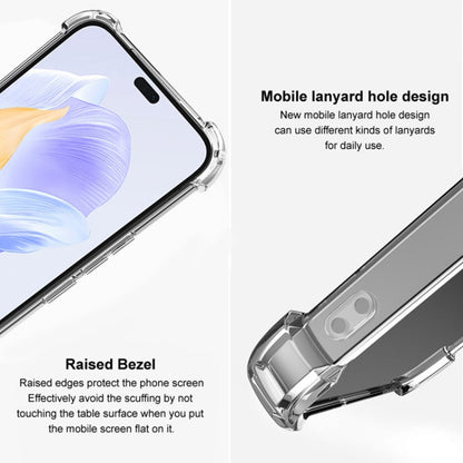 Pour Tecno POP 7 / POP 7 Pro Coque de téléphone antichoc à quatre coins de la série IMAK UX-4 (transparent)