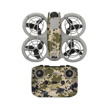 For DJI Neo Drone Body Remote Control Protective Sticker(Desert Camo)