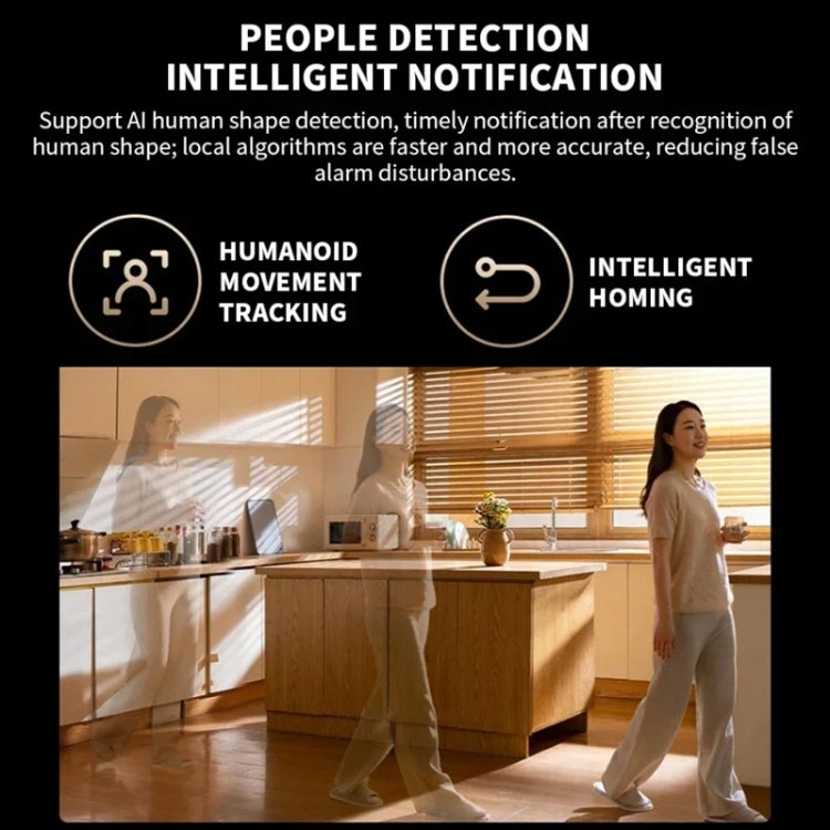 Caméra intelligente Xiaomi C700 originale 4K, angle de vision de 360°, vision nocturne couleur, caméra AI, prise : prise US