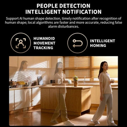 Caméra intelligente Xiaomi C700 originale 4K, angle de vision de 360°, vision nocturne couleur, caméra AI, prise : prise US
