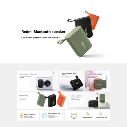 Xiaomi Redmi IP67 Waterproof Portable Bluetooth Speaker(Black)
