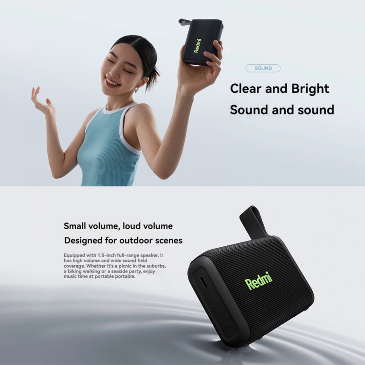 Xiaomi Redmi IP67 Waterproof Portable Bluetooth Speaker(Black)