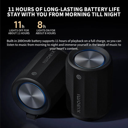 Haut-parleur Bluetooth Xiaomi Mini compatible connexion NFC (Café clair)