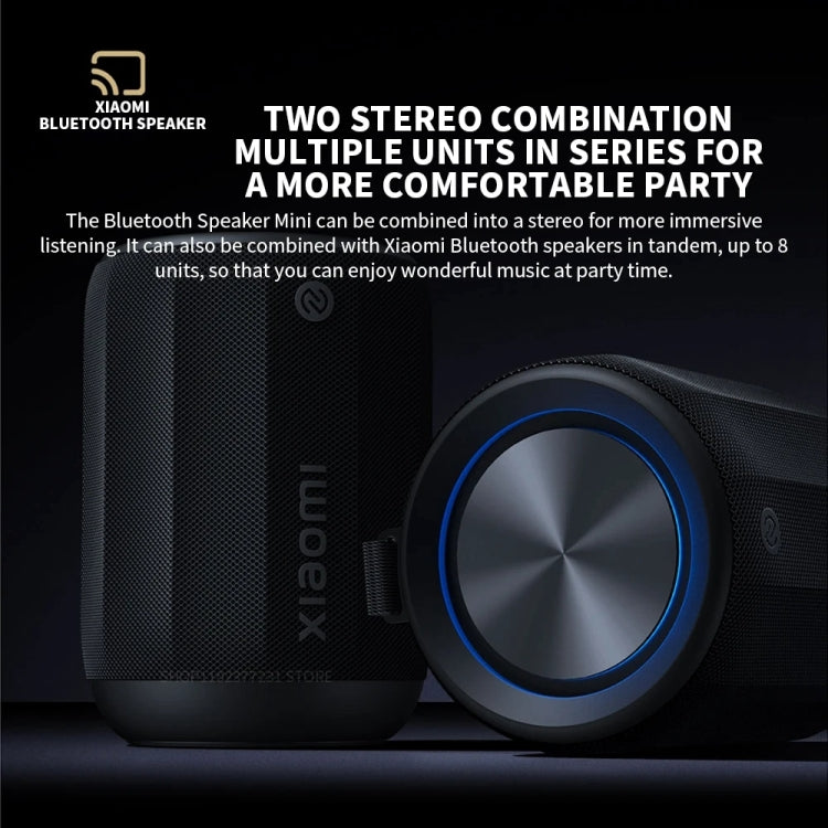 Haut-parleur Bluetooth Xiaomi Mini compatible connexion NFC (Café clair)