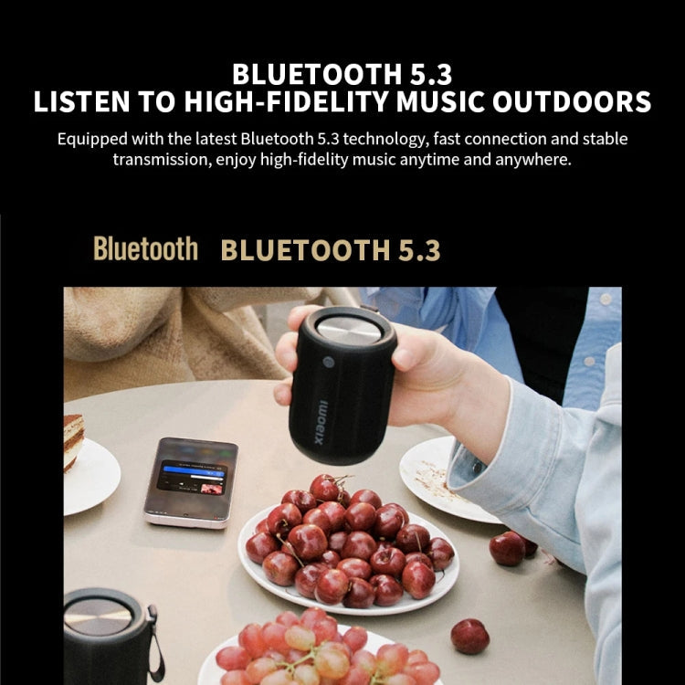 Haut-parleur Bluetooth Xiaomi Mini compatible connexion NFC (Café clair)