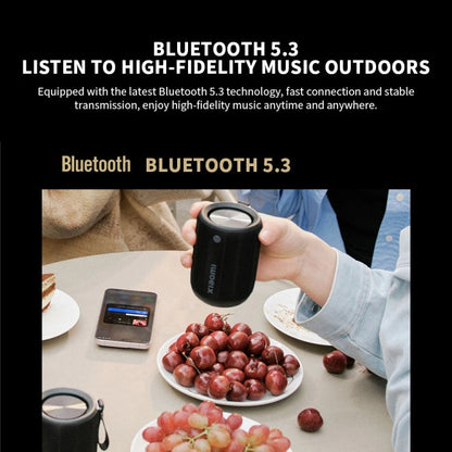 Haut-parleur Bluetooth Xiaomi Mini compatible connexion NFC (Café clair)