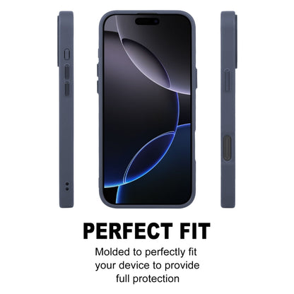 For iPhone 16 Pro Max GEBEI Skin Feel MagSafe Magnetic Phone Case(Blue)