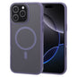 For iPhone 16 Pro Max GEBEI Skin Feel MagSafe Magnetic Phone Case(Purple)
