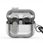 Pour Samsung Galaxy Buds3 / 3 Pro DUX DUCIS SECI Series Boîtier de protection pour écouteurs (noir transparent)