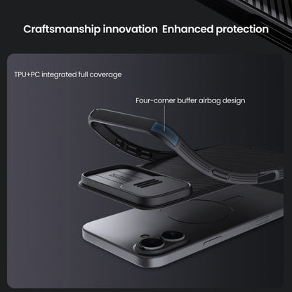 For iPhone 16 NILLKIN CamShield Pro Magnetic PC Phone Case(Black)