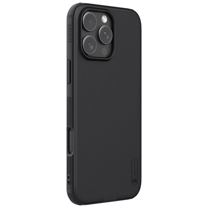For iPhone 16 Pro Max NILLKIN Frosted Shield Pro PC + TPU Phone Case(Black)