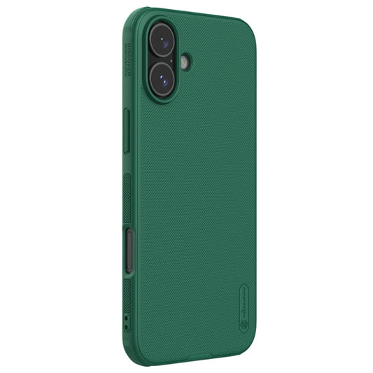 For iPhone 16 NILLKIN Frosted Shield Pro PC + TPU Phone Case(Green)