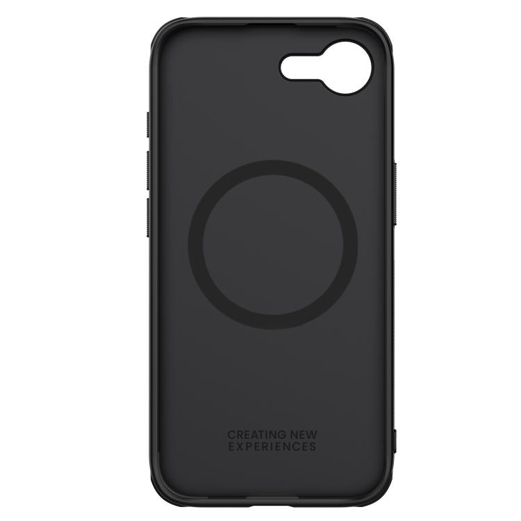 Pour iPhone 16e NILLKIN Frosted Shield Pro Magnetic Magsafe Coque de Téléphone (Noir)