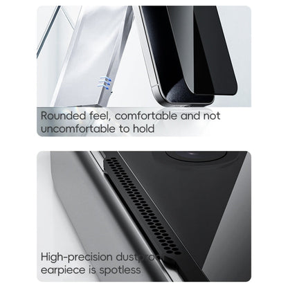 For iPhone 16 Pro Max ZGA 0.33mm 2.5D Anti-static Privacy Tempered Glass Film