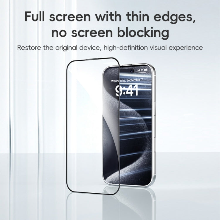 For iPhone 16 Pro Max ZGA 0.33mm 2.5D Anti-static HD Tempered Glass Film
