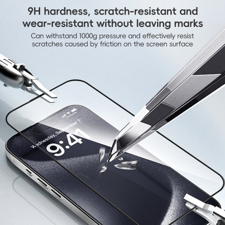 For iPhone 16 Pro Max ZGA 0.33mm 2.5D Anti-static HD Tempered Glass Film