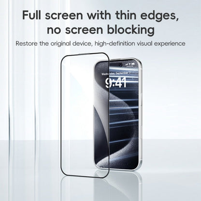 For iPhone 16 Pro ZGA 0.33mm 2.5D Anti-static HD Tempered Glass Film