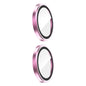 Pour iPhone 16 / 16 Plus ZGA AR Eagle Eye Film protecteur d'objectif de téléphone (rose)