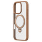 For iPhone 16 Pro Max ZGA Magsafe Holder PC Hybrid TPU Phone Case(Gold)
