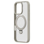 Pour iPhone 16 Pro ZGA Magsafe Holder PC Hybrid TPU Coque de téléphone (Gris)