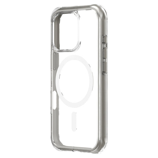 For iPhone 16 Pro Max ZGA Colorful Airbag Magsafe PC Hybrid TPU Phone Case(Grey)