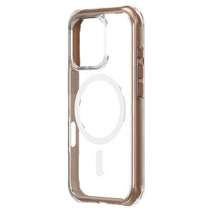 For iPhone 16 Pro Max ZGA Colorful Airbag Magsafe PC Hybrid TPU Phone Case(Gold)