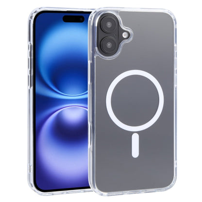 For iPhone 16 Plus GEBEI MagSafe Magnetic Transparent Phone Case(Transparent)