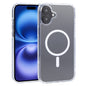 For iPhone 16 Plus GEBEI MagSafe Magnetic Transparent Phone Case(Transparent)