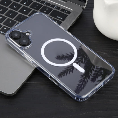 For iPhone 16 Plus GEBEI MagSafe Magnetic Transparent Phone Case(Transparent)