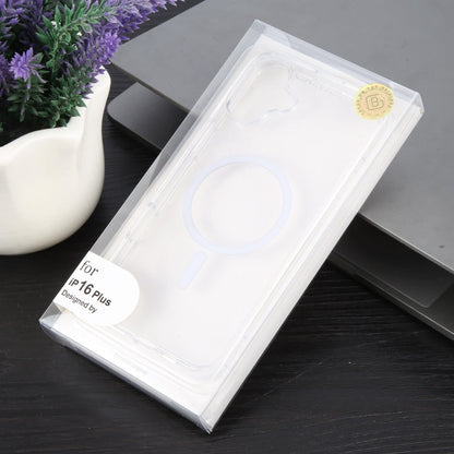 For iPhone 16 Plus GEBEI MagSafe Magnetic Transparent Phone Case(Transparent)