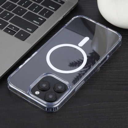 For iPhone 16 Pro Max GEBEI MagSafe Magnetic Transparent Phone Case(Transparent)