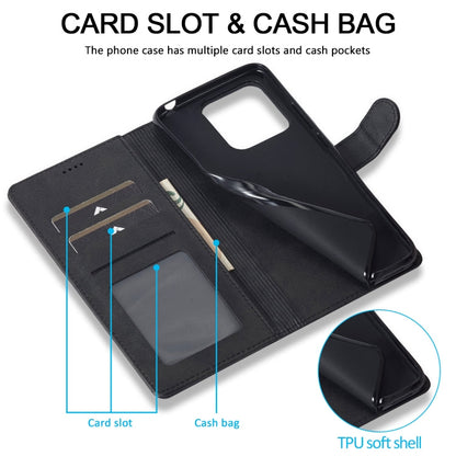 For Xiaomi 14T LC.IMEEKE Calf Texture Leather Phone Case(Black)