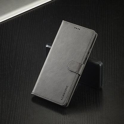 For Xiaomi 14T LC.IMEEKE Calf Texture Leather Phone Case(Grey)