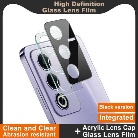 For OPPO A3 Pro 5G India imak High Definition Integrated Glass Lens Film Black Version