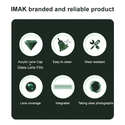 For Samsung Galaxy A16 5G / 4G imak High Definition Integrated Glass Lens Film Black Version