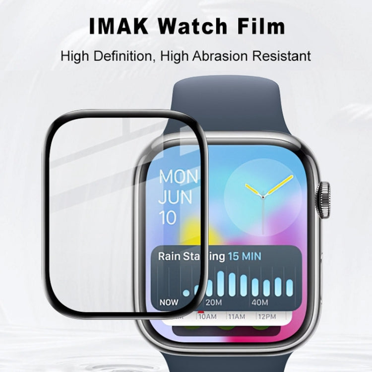 For Apple Watch Series 10 / 11 46mm IMAK Plexiglass HD Watch Protective Film