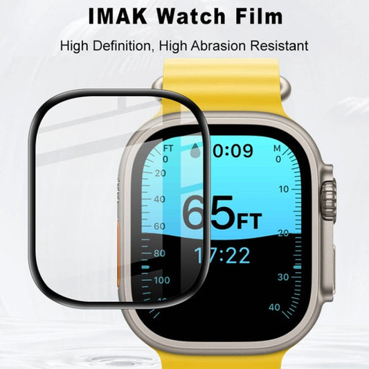 For Apple Watch Ultra 2 / 3 49mm IMAK Plexiglass HD Watch Protective Film