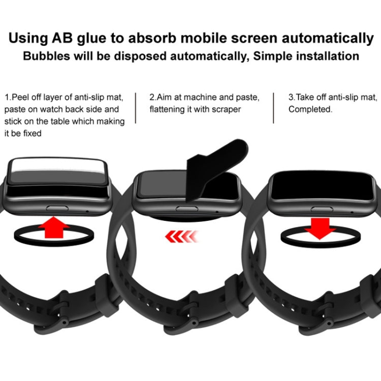 For Apple Watch Series 10 / 11 46mm IMAK Plexiglass HD Watch Protective Film