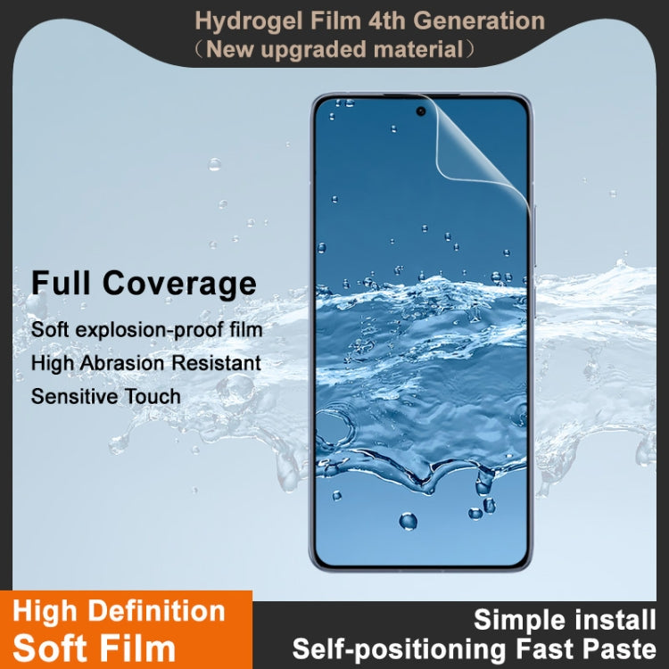 Pour Xiaomi 14T 5G / 14T Pro 5G imak 4e Génération Film de Protection d'Écran Hydrogel Couverture Complète