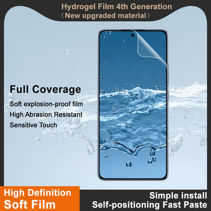 Pour Xiaomi 14T 5G / 14T Pro 5G imak 4e Génération Film de Protection d'Écran Hydrogel Couverture Complète