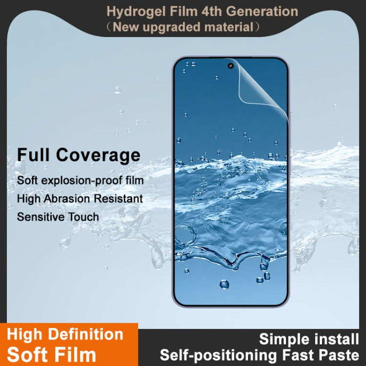 For Xiaomi 15 imak 4th Generation  Full Coverage Screen Hydrogel Film Protector