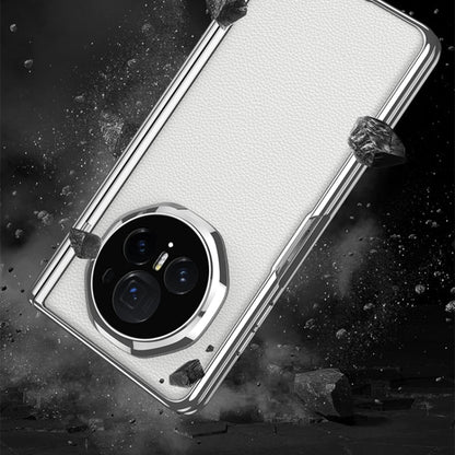 For Honor Magic V3 GKK Integrated Magnetic Fold Hinge Leather Shockproof Phone Case(Black)