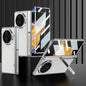 For Honor Magic V3 GKK Integrated Magnetic Fold Hinge Leather Shockproof Phone Case(Silver)