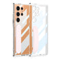 For Samsung Galaxy S24 Ultra 5G GKK Space Silicone Wristband Phone Case(Pink)