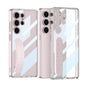 For Samsung Galaxy S25 Ultra 5G GKK Space Silicone Wristband Phone Case(Pink)