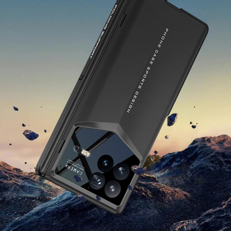 For Xiaomi Mix Fold 4 GKK Integrated Magnetic Blade Ultra-thin Full Coverage Phone Case(Black)