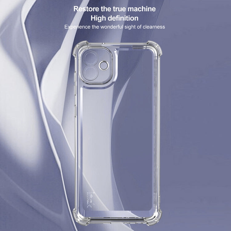 For Samsung Galaxy A04 4G IMAK UX-4 Series Four-corner Shockproof Phone Case(Transparent)