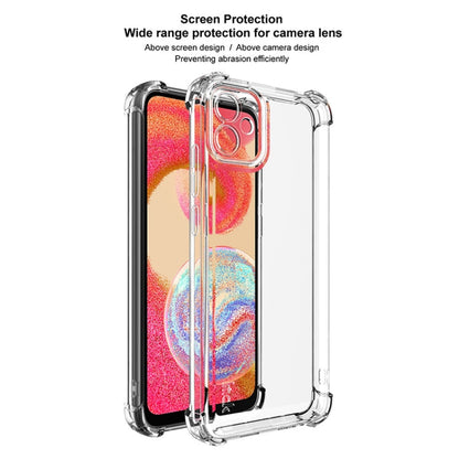 For Samsung Galaxy A04e 4G IMAK UX-4 Series Four-corner Shockproof Phone Case(Transparent)